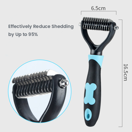 Shedding Brush Undercoat Rake Comb - MOMOPOPO