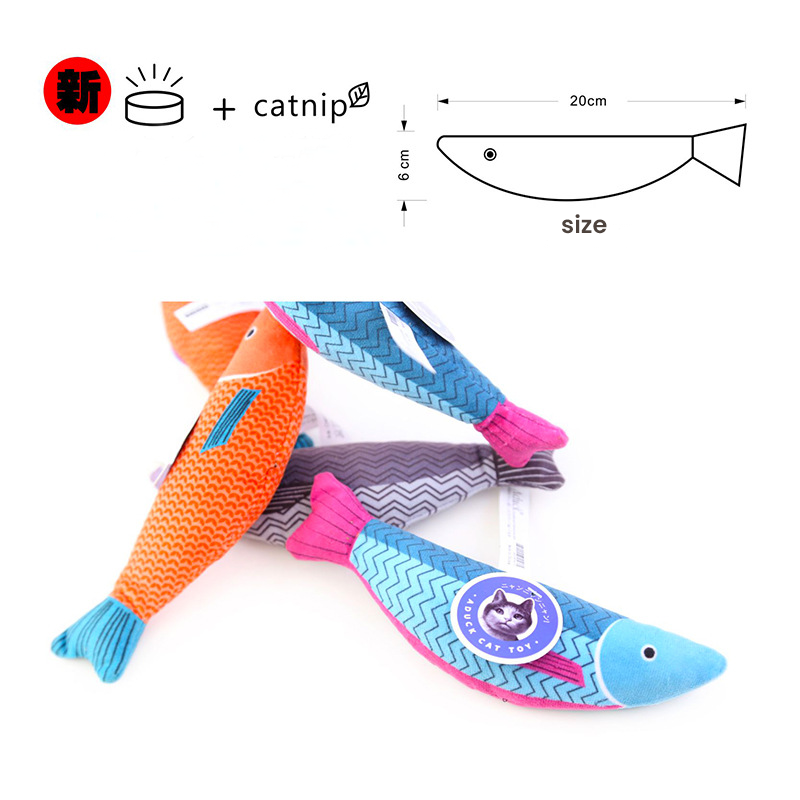 Catnip Ocean Fish Toy