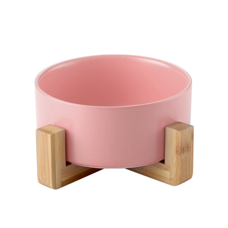 Modern Ceramic Elevated Pet Bowls - MOMOPOPO