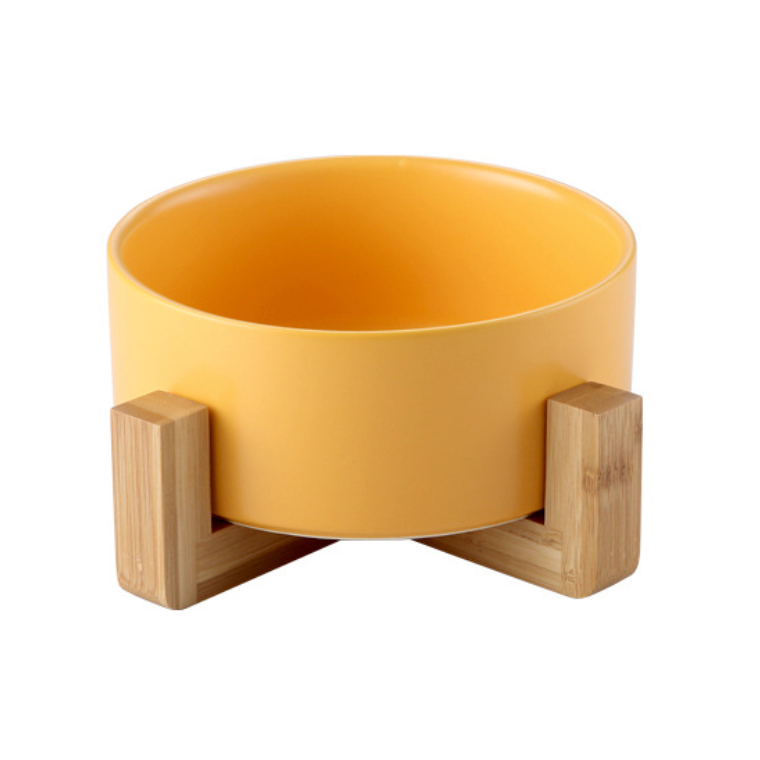 Modern Ceramic Elevated Pet Bowls - MOMOPOPO