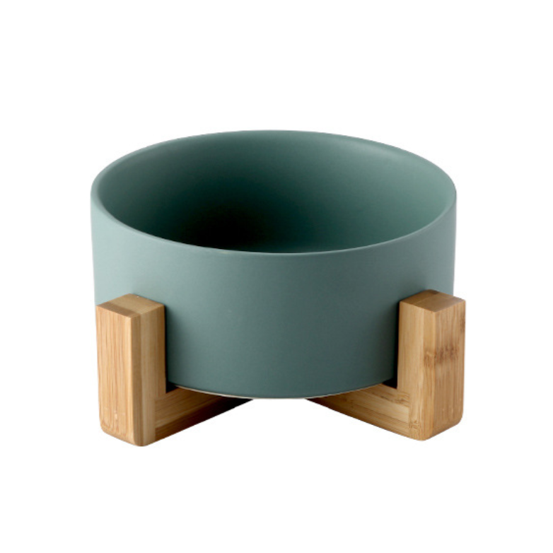 Modern Ceramic Elevated Pet Bowls - MOMOPOPO